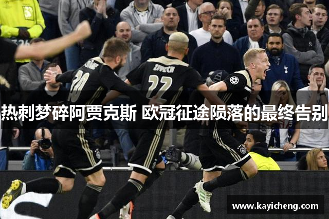 热刺梦碎阿贾克斯 欧冠征途陨落的最终告别